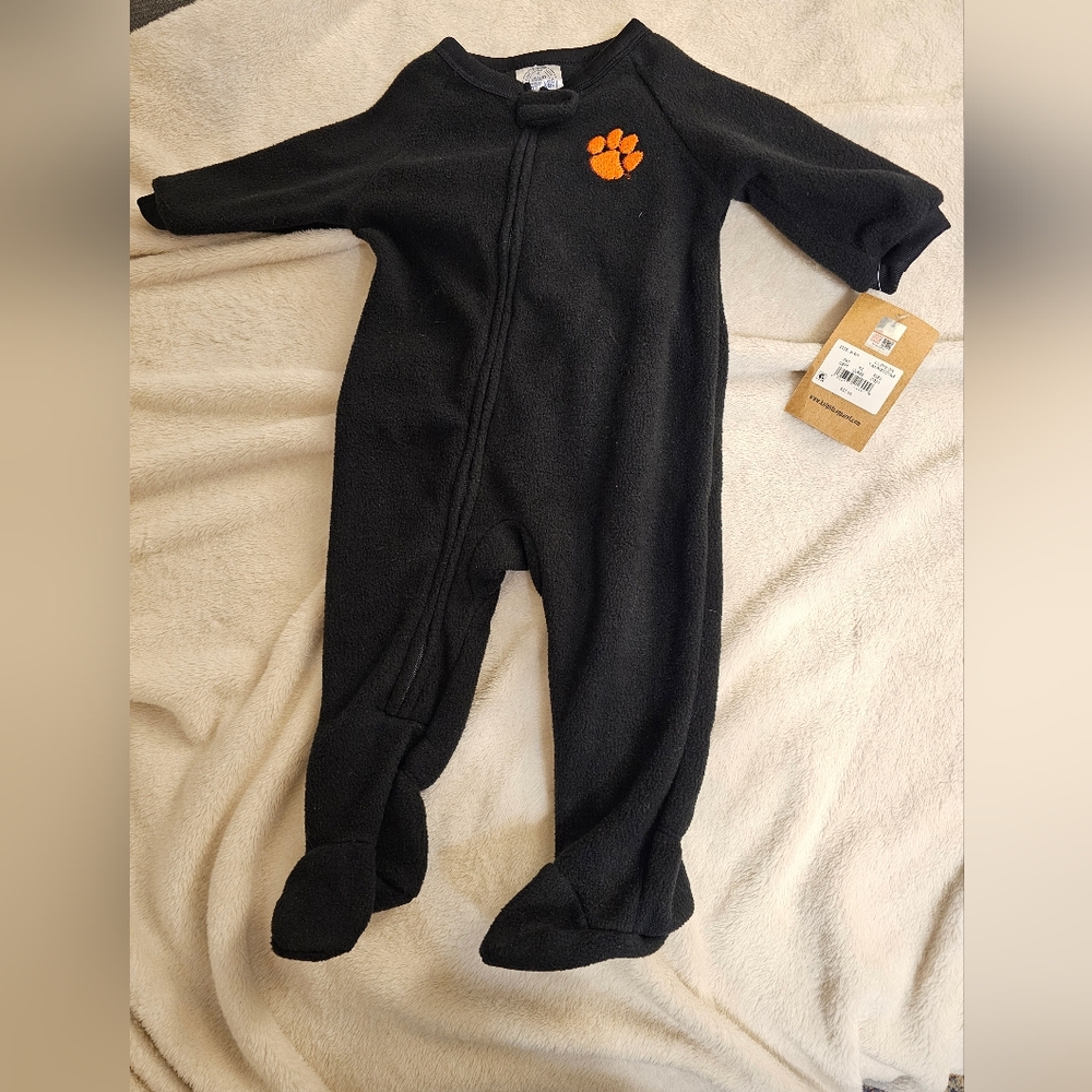 Black and Orange Clemson Tigers Kids One Piece